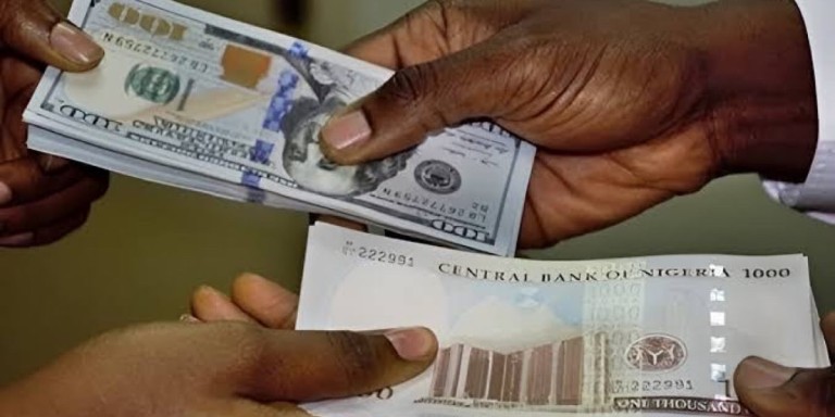 Naira slides by 4.6% against dollar at official market