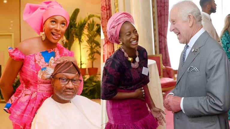 BILLIONAIRE FEMI OTEDOLA OVERJOYED AS KING CHARLES EXTENDS INVITATION TO HIS DAUGHTER DJ CUPPY FOR AN AWARD RECEPTION AT BUCKINGHAM PALACE.