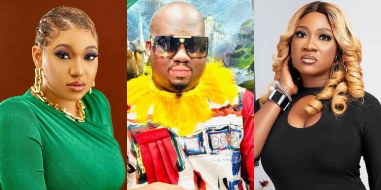 Queeneth Hilbert loses cool, drags Ghanaian prophet who claims she will die for dragging Mercy Johnson