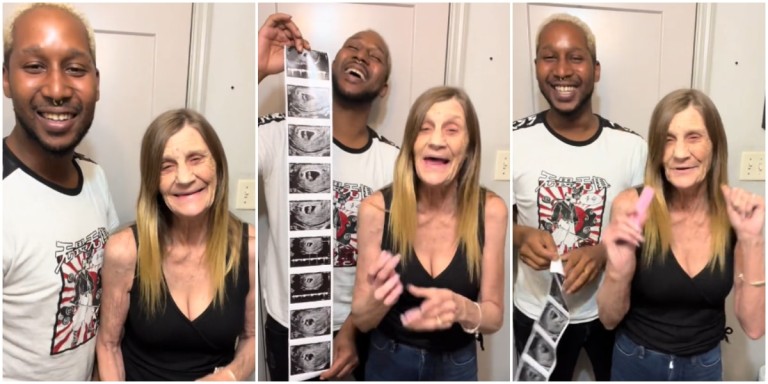 25-year-old man over the moon as he expects first child with his 63-year-old wife, shares ultrasound online