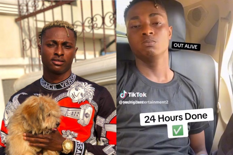 Nigerian man finally completes the 24 hours burial challenge