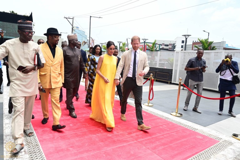 Dr Stanley hosts Harry, Meghan in The Delborough Lagos (HIGHLIGHTS)