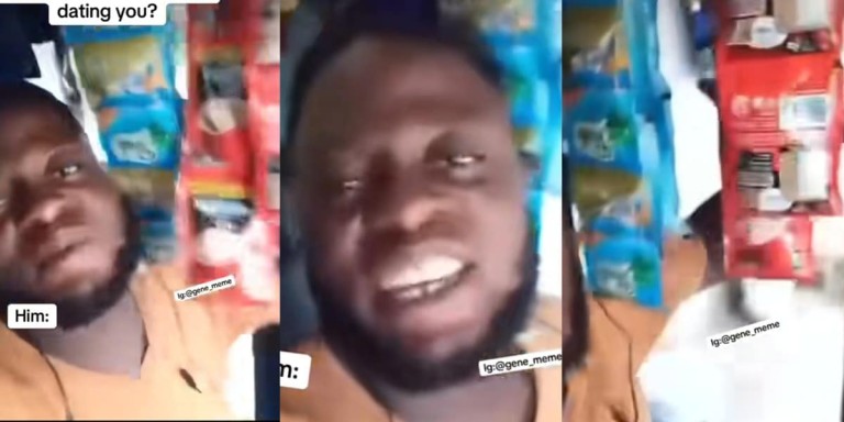 Nigerian man sings for future wife, offers sachet milk shop as dowry