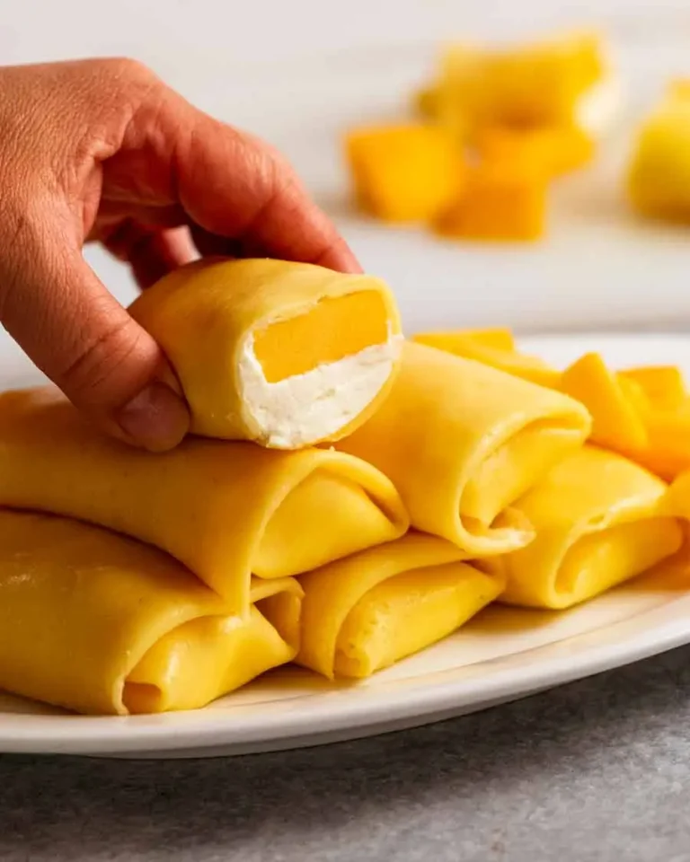 Mango pancakes