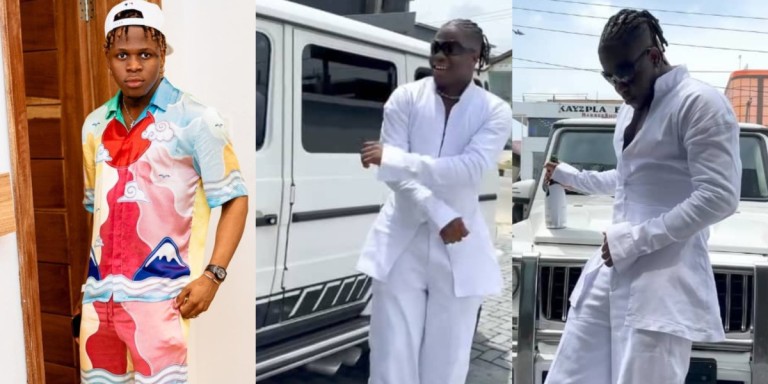 Asher Kine slams critic who accused him of ‘showboating’ after flaunting G-Wagon on his birthday