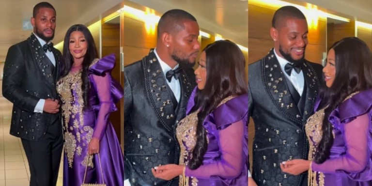 AMVCA 2024: Alexx Ekubo leaves fans drooling as he makes appearance with his mother