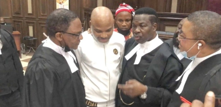 NNAMDI KANU’S NEW BAIL REQUEST DENIED ON MONDAY