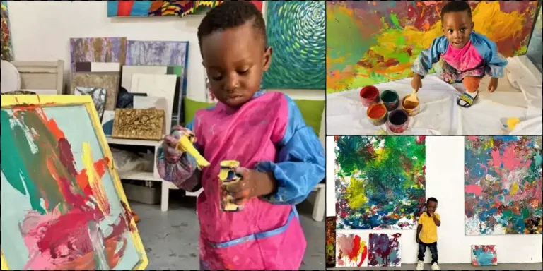 A-year-old boy bags Guinness World Record as Youngest Male Artist