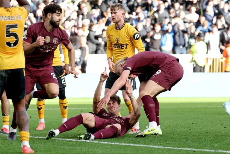 MAN CITY CLAIMS CONTROVERSIAL VICTORY OVER WOLVES WITH LAST-MINUTE GOAL