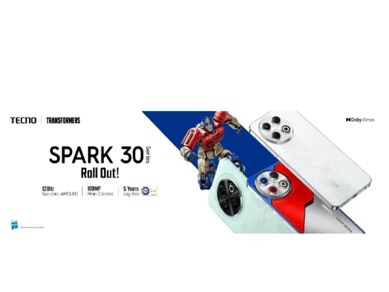 TECNO UNVEILS SPARK 30 SERIES SMARTPHONE WITH TRANSFORMERS EDITION