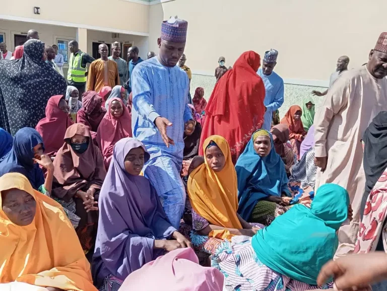 HON. AHMED SATOMI DISTRIBUTES WHEAT TO FLOOD VICTIMS IN JERE FEDERAL CONSTITUENCY