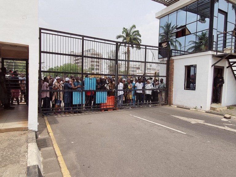 Obasa’s supporters storm Lagos Assembly complex