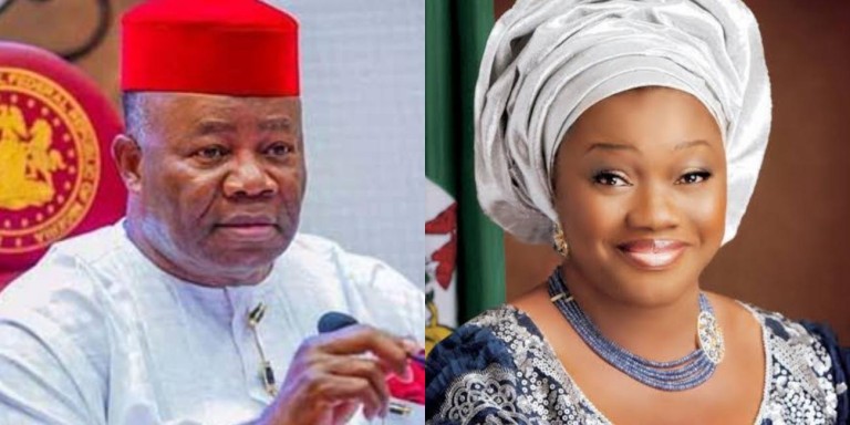 ‘He’s disciplined,’ Akpabio’s wife defends husband, dismisses Natasha’s harassment claim