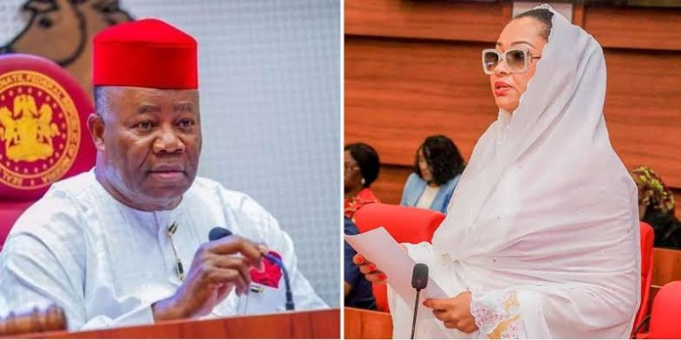 Natasha, Akpabio exchange words as Senate fights for reputation